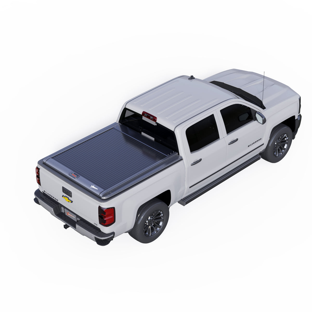 2014-2018 Chevrolet Silverado 1500 5.8ft Bed Retractable Tonneau Cover, All-Aluminum, No-Drill Install | ROVSTAR Mech Glide