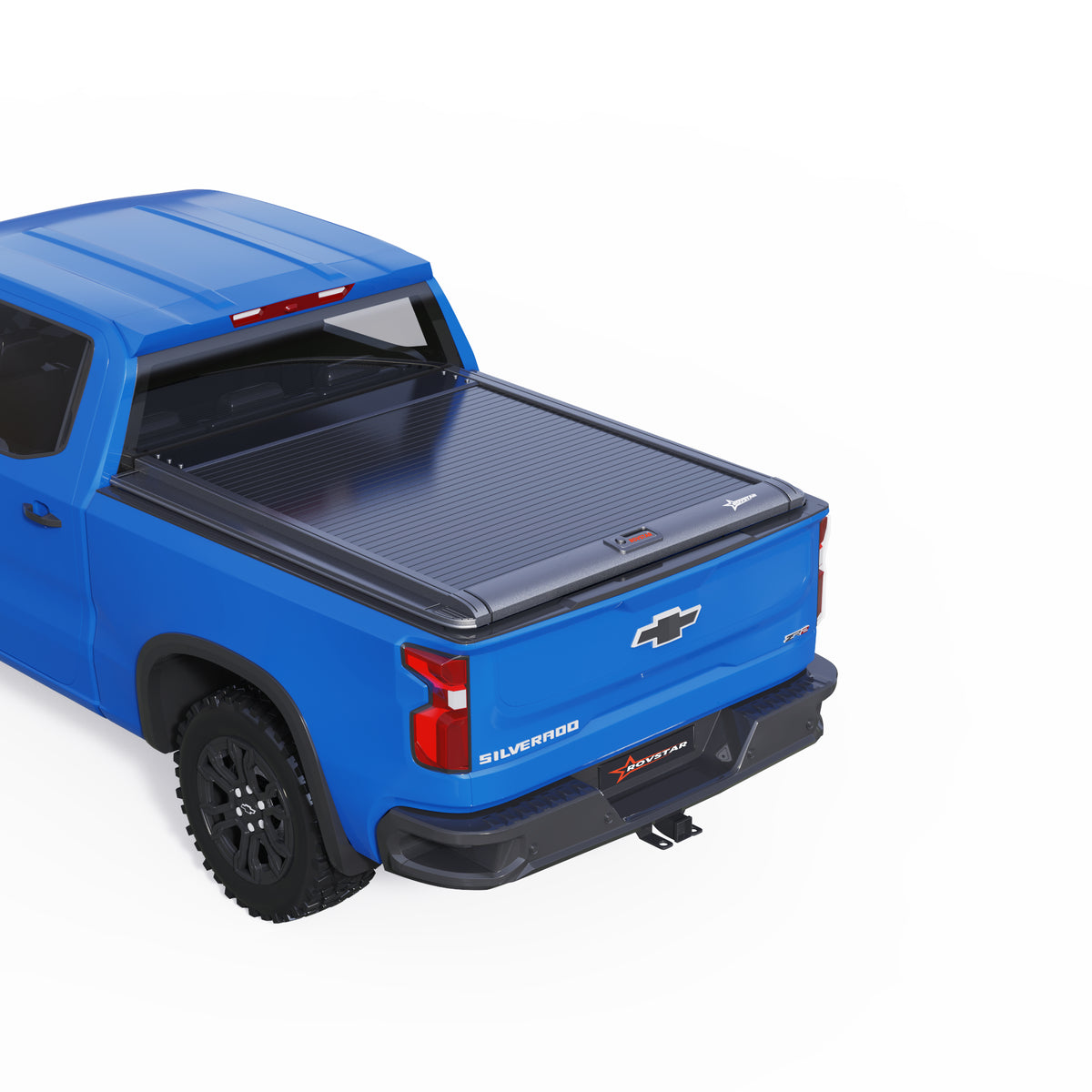 2019-2026 Chevrolet Silverado 1500 5.8ft Bed Retractable Tonneau Cover, All-Aluminum, No-Drill Install | ROVSTAR Mech Glide