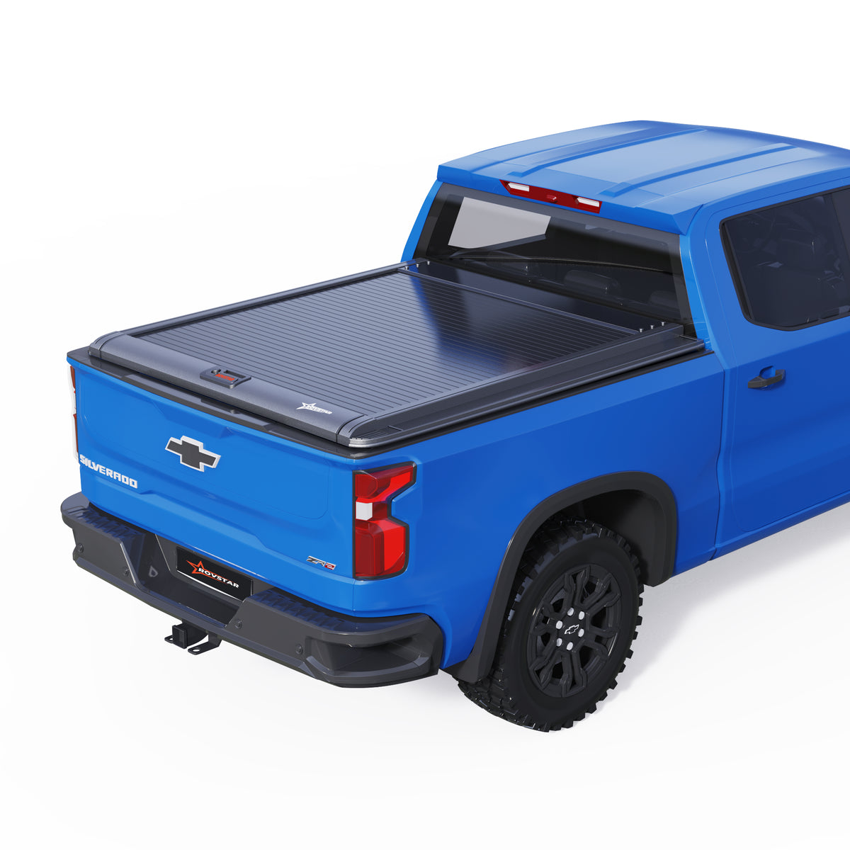 2019-2026 Chevrolet Silverado 1500 5.8ft Bed Retractable Tonneau Cover, All-Aluminum, No-Drill Install | ROVSTAR Mech Glide