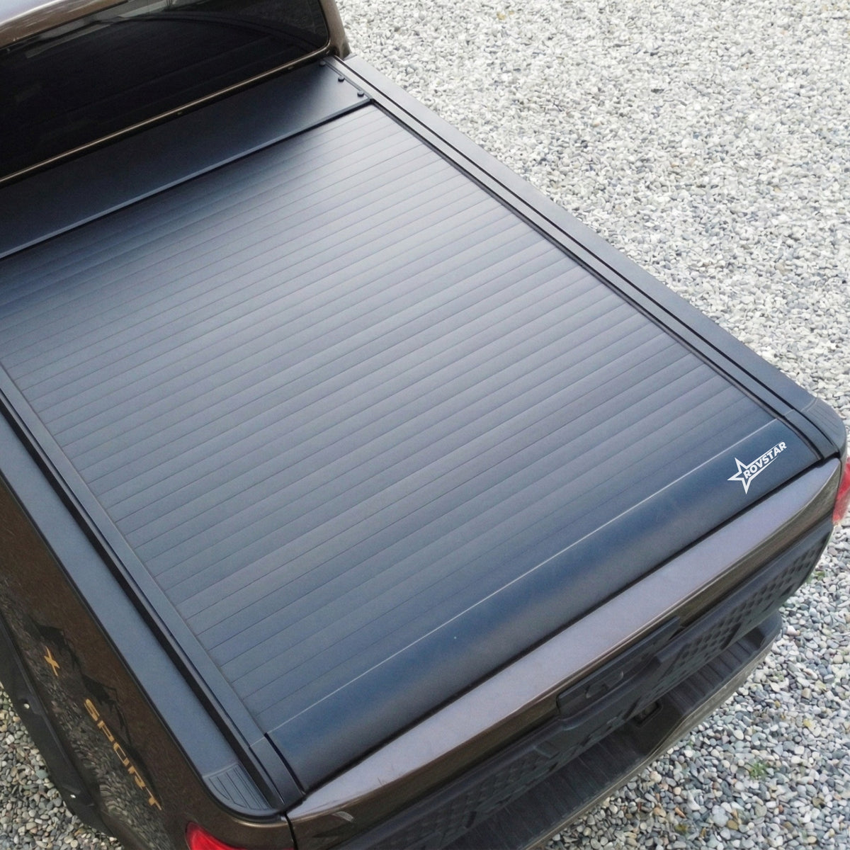 2009-2026 Ford F-150 5.5ft Bed Electric Retractable Tonneau Cover, All-Aluminum, No-Drill Install | ROVSTAR Power Glide