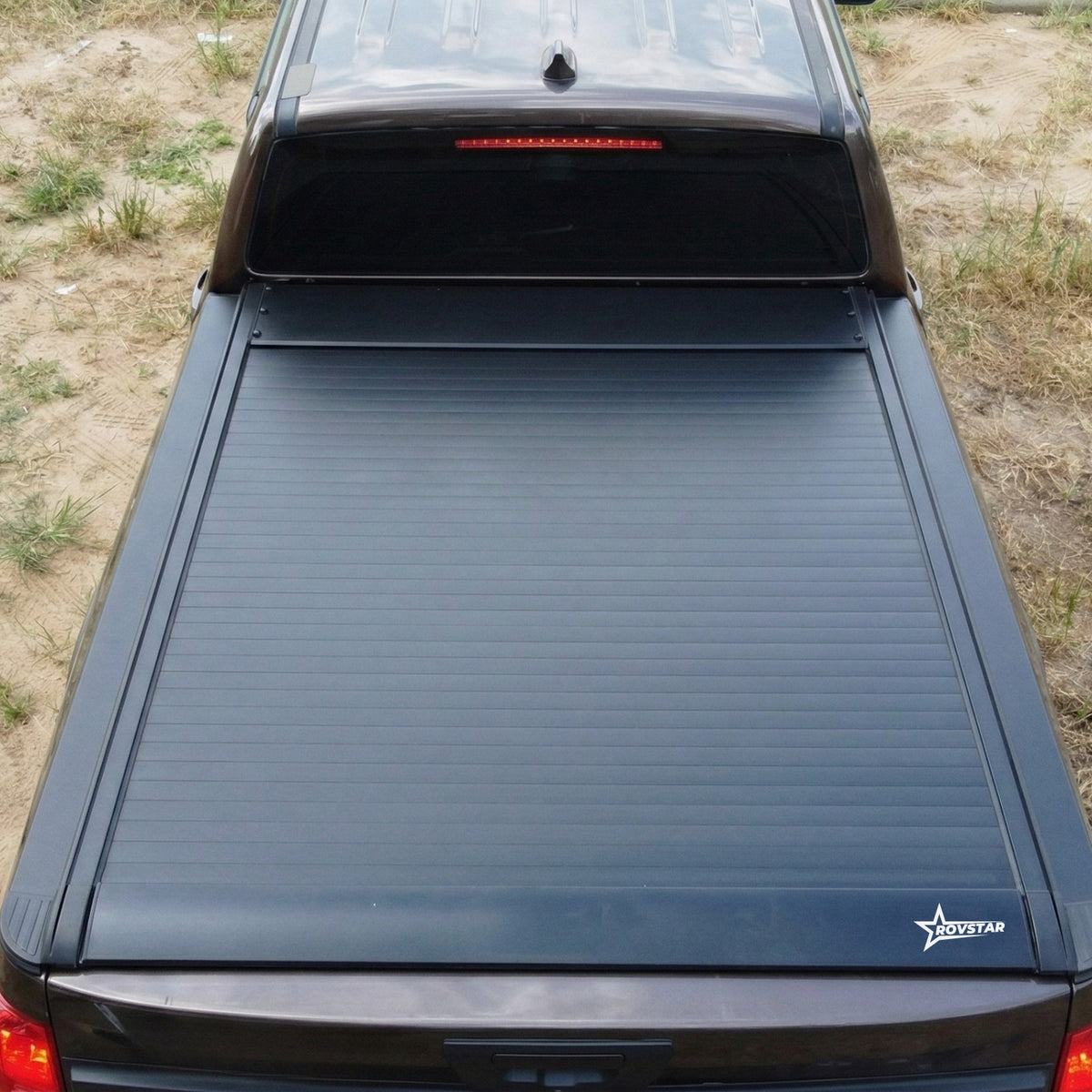 2009-2026 Ford F-150 5.5ft Bed Electric Retractable Tonneau Cover, All-Aluminum, No-Drill Install | ROVSTAR Power Glide