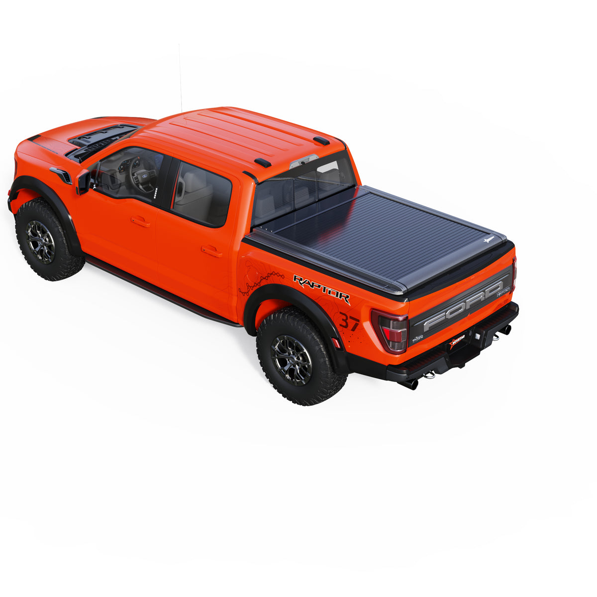 2009-2026 Ford F-150 5.5ft Bed Electric Retractable Tonneau Cover, All-Aluminum, No-Drill Install | ROVSTAR Power Glide