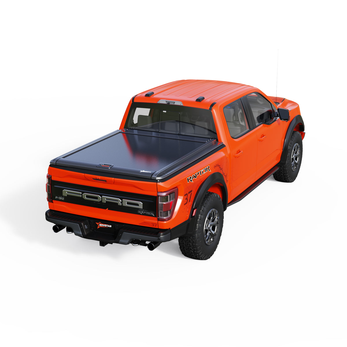 2009-2026 Ford F-150 6.5ft Bed Retractable Tonneau Cover, All-Aluminum, No-Drill Install | ROVSTAR Mech Glide