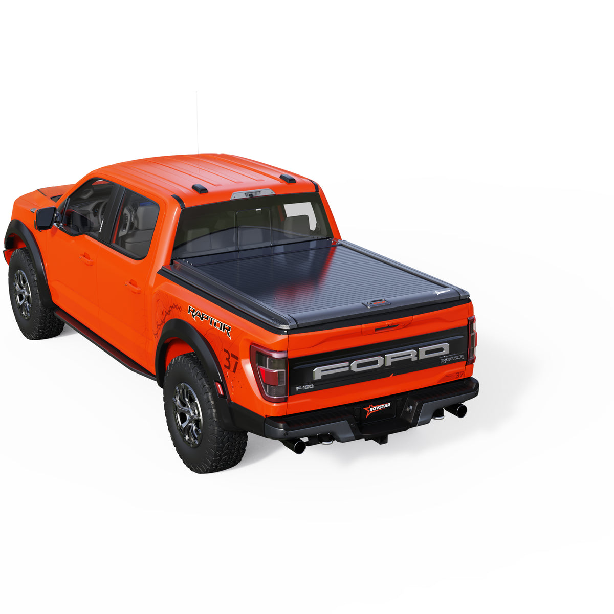 2009-2026 Ford F-150 6.5ft Bed Retractable Tonneau Cover, All-Aluminum, No-Drill Install | ROVSTAR Mech Glide