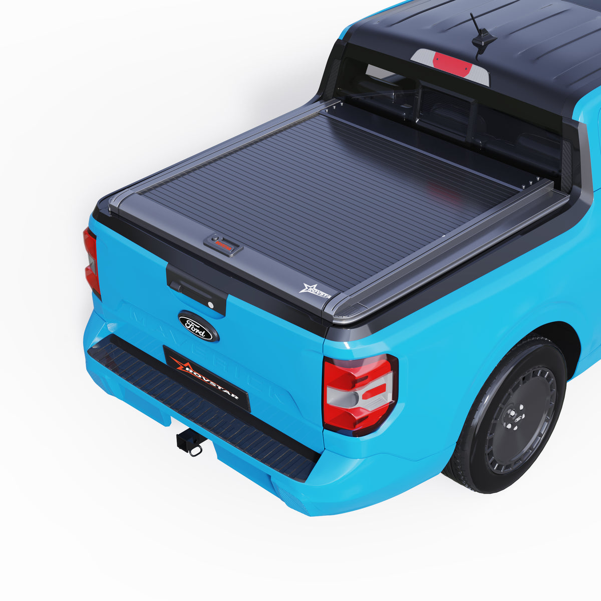 2021-2026 Ford Maverick 4.5ft Bed Retractable Tonneau Cover, All-Aluminum, No-Drill Install | ROVSTAR Mech Glide