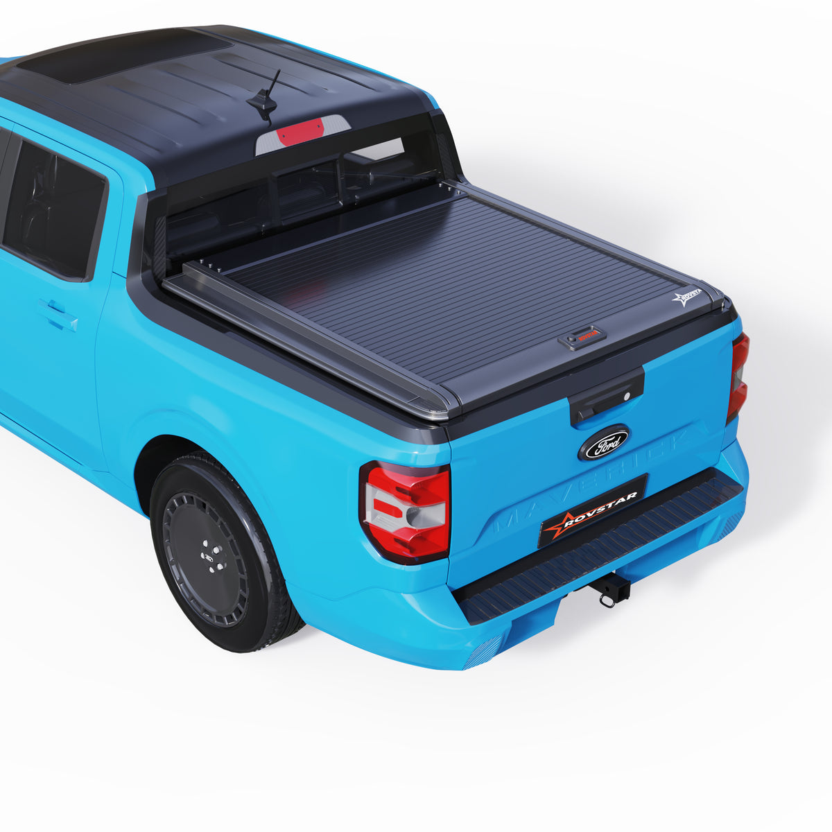 2021-2026 Ford Maverick 4.5ft Bed Retractable Tonneau Cover, All-Aluminum, No-Drill Install | ROVSTAR Mech Glide