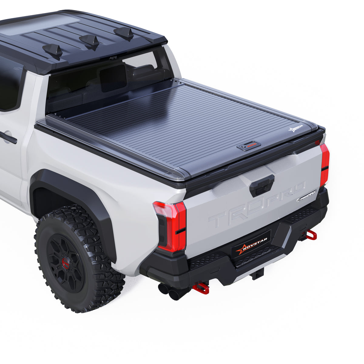 2016-2026 Toyota Tacoma 5ft Bed Retractable Tonneau Cover, All-Aluminum, No-Drill Install | ROVSTAR Mech Glide