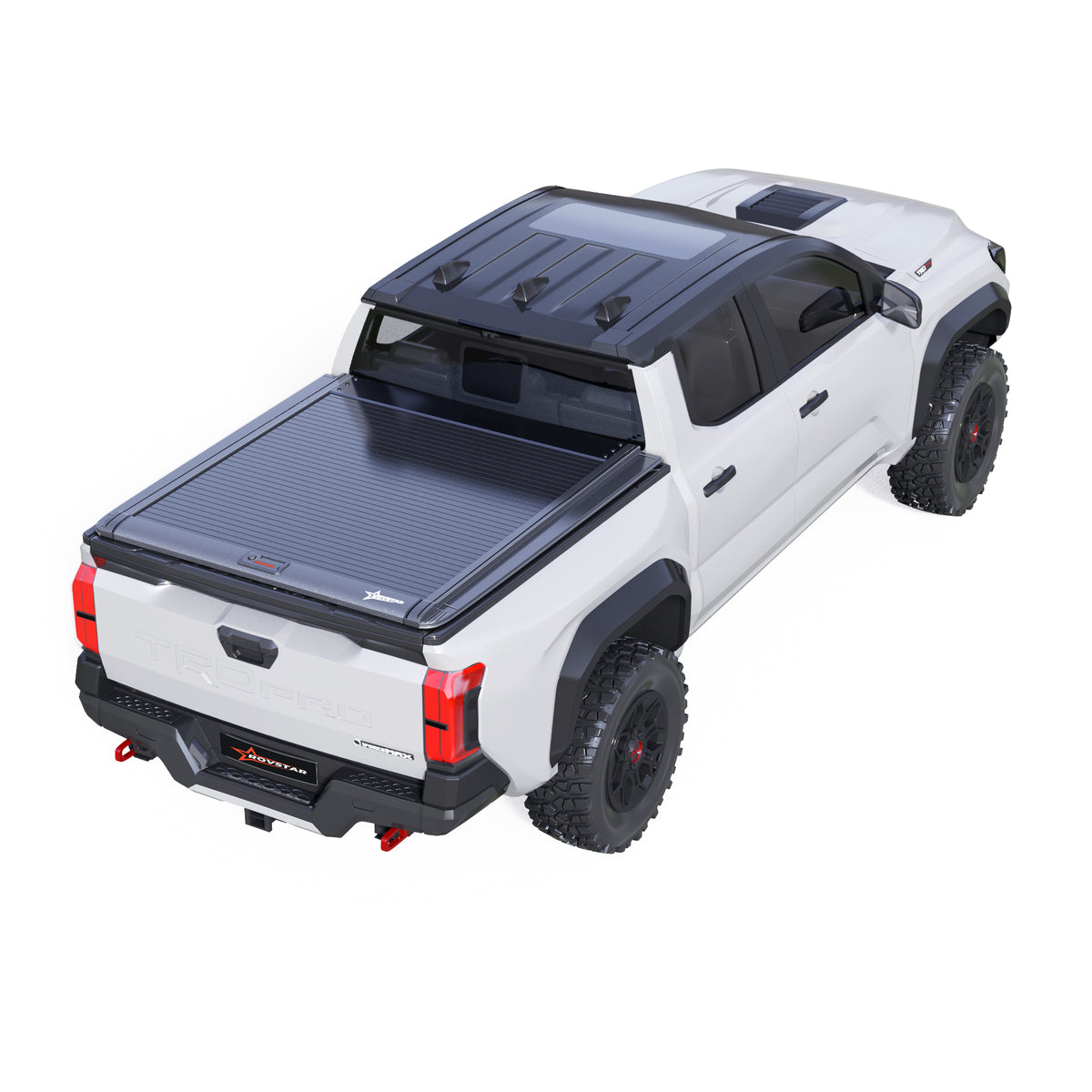 2016-2026 Toyota Tacoma 5ft Bed Retractable Tonneau Cover, All-Aluminum, No-Drill Install | ROVSTAR Mech Glide