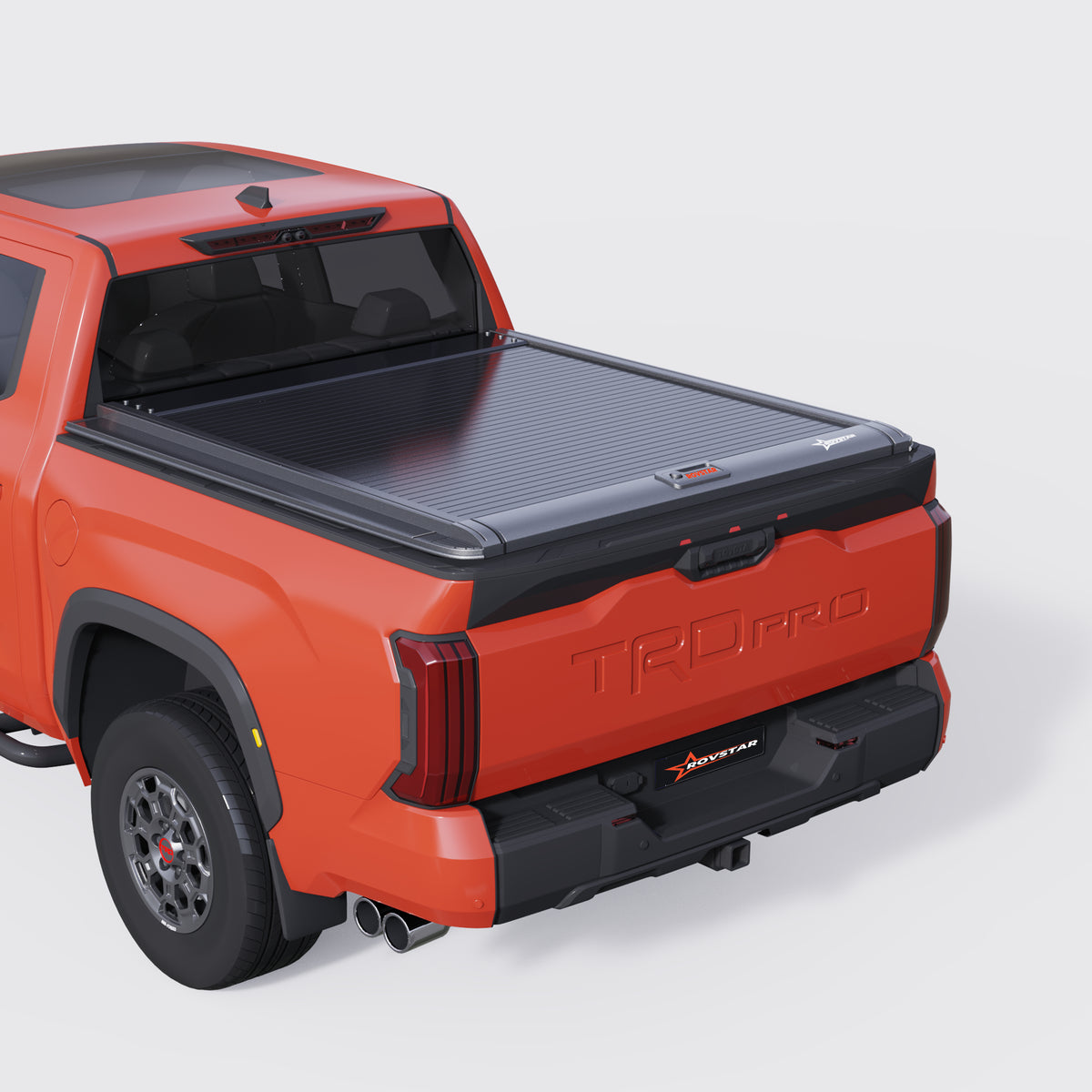 2007-2026 Toyota Tundra 5.5ft Bed Retractable Tonneau Cover, All-Aluminum, No-Drill Install | ROVSTAR Mech Glide