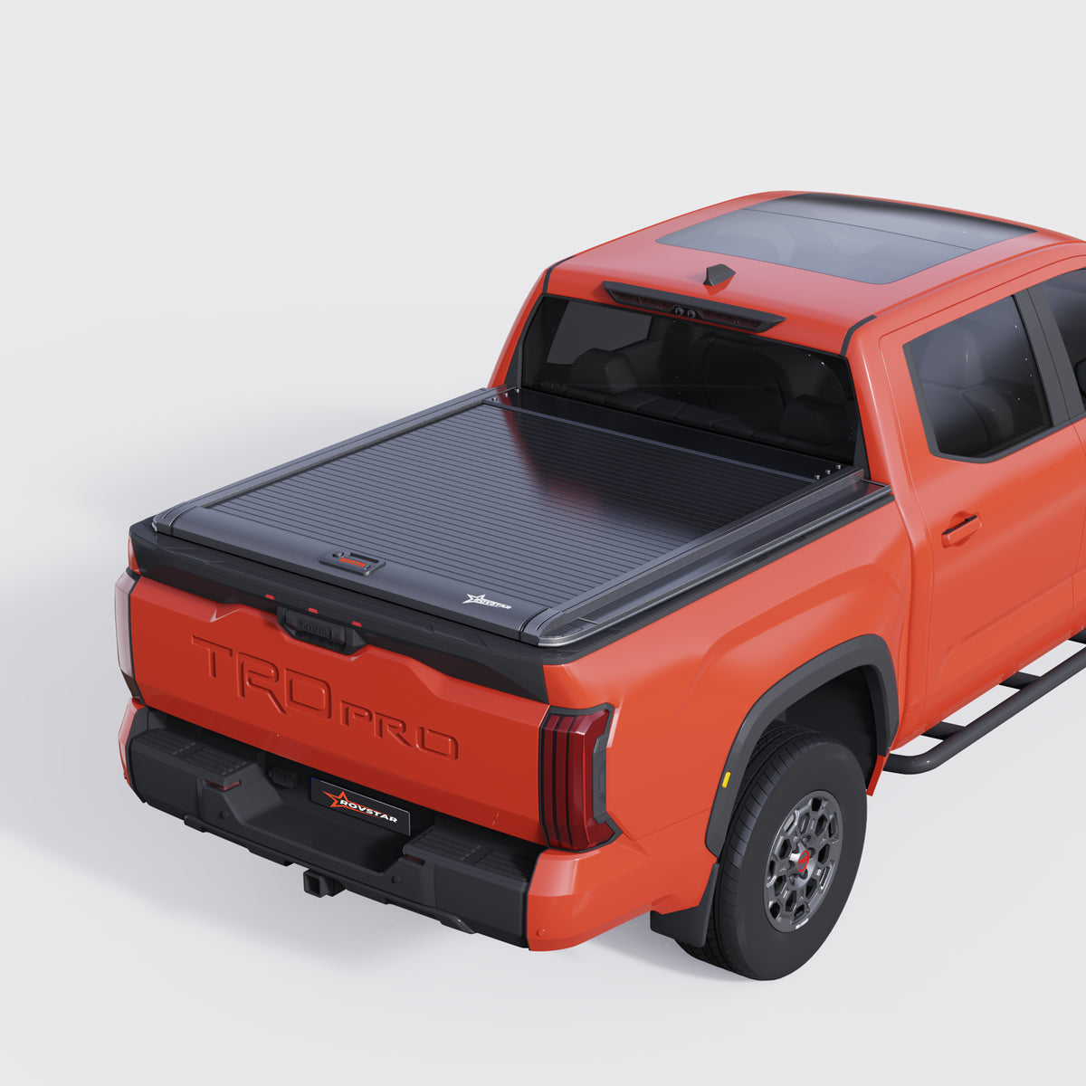 2007-2026 Toyota Tundra 5.5ft Bed Retractable Tonneau Cover, All-Aluminum, No-Drill Install | ROVSTAR Mech Glide