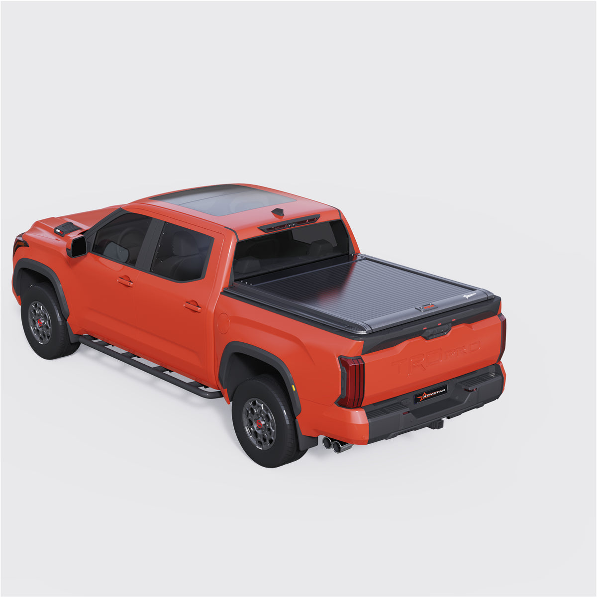 2007-2026 Toyota Tundra 5.5ft Bed Retractable Tonneau Cover, All-Aluminum, No-Drill Install | ROVSTAR Mech Glide